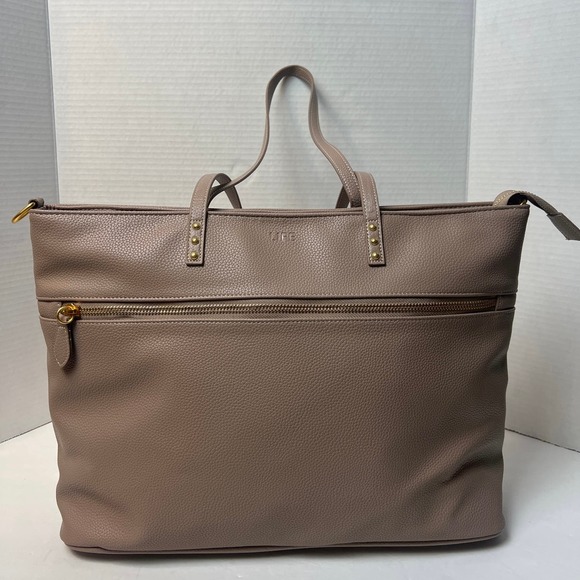 The Life Bag Vegan Leather Tote - Spacious & Stylish NWT - Picture 4 of 16